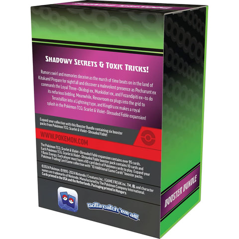 Pokémon TCG Scarlet & Violet Shrouded Fable Booster Packs English
