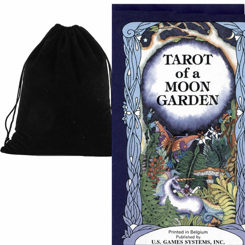 Tarot of the Moon Garden Deck by US Games with Velvet Bag & Guidebook