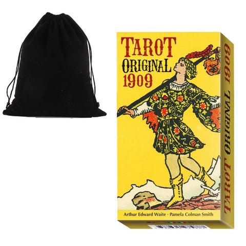 Tarot Original 1909 Waite Smith Deck by Lo Scarabeo with Velvet Bag