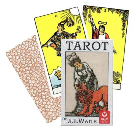 Tarot de Ae Waite Pocket Premium Deck in Spanish Cards Telling Agm 1067012022