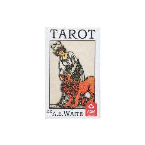 Tarot de Ae Waite Pocket Premium Deck in Spanish Cards Telling Agm 1067012022