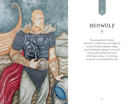 The Beowulf Oracle Cards Deck Schiffer Publishing Esoteric Matthews Chandler NEW