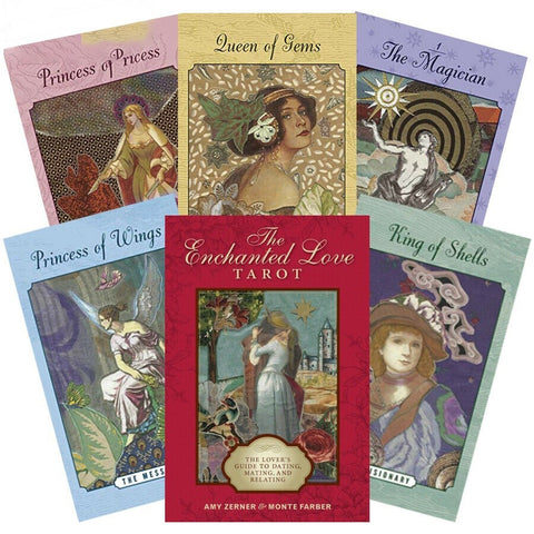 ENCHANTED LOVE TAROT CARDS DECK BOOK SET SCHIFFER PUBLISHING ZERNER FARBER NEW