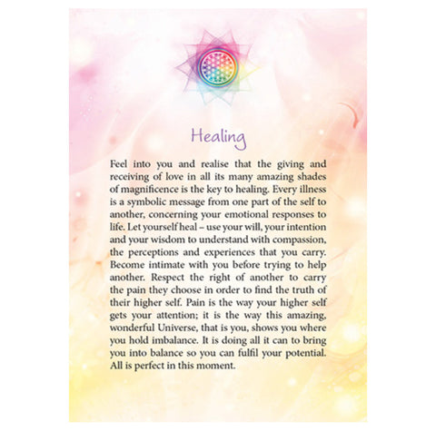 The Flower of Life Oracle cards Blue Angel