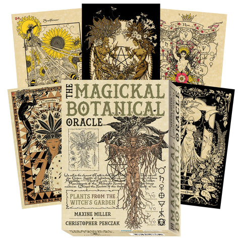 The Magickal Botanical Oracle Cards Deck Lo Scarabeo By Miller & Penzack NEW