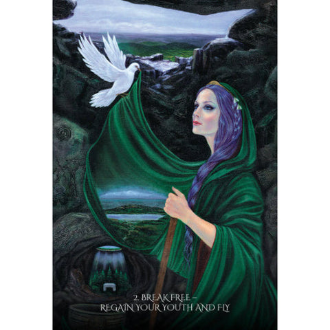 Through the Eyes of the Soul Oracle Card Deck Blue Angel 52 Cards New
