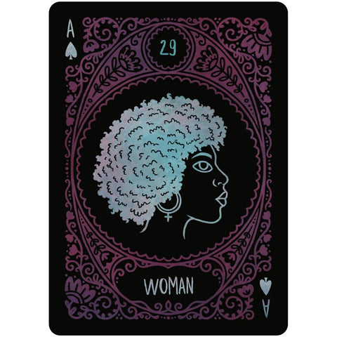Folk Art Lenormand 39-Card Divination Deck with Illustrated Guidebook