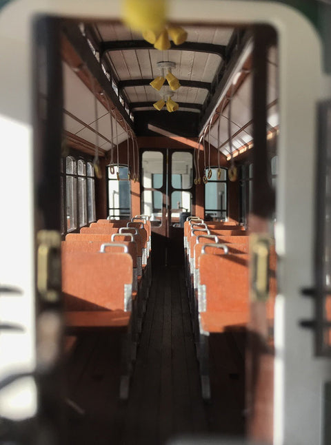 OCCRE Buenos Aires Historic Tram 1:24 Scale Model Kit for Collectors