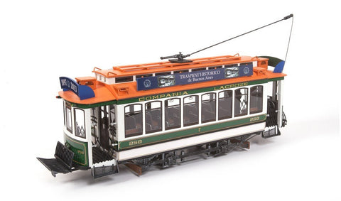 OCCRE Buenos Aires Historic Tram 1:24 Scale Model Kit for Collectors