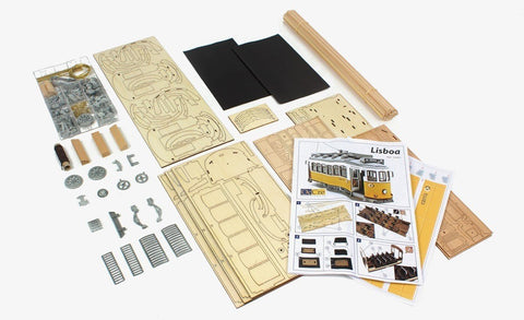 OCCRE Lisbon Tram 1:24 Scale Model Kit 360mm Medium Skill Level