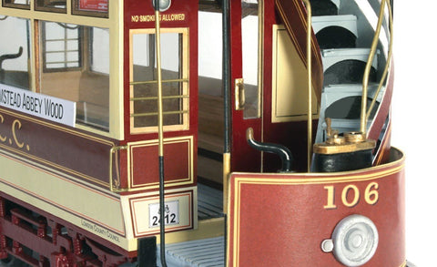Occre London Tram 1:24 Scale Model Kit 355mm Easy Assembly Collectible