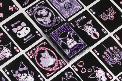 Bicycle Kuromi Sanrio Official Playing Cards Deck Poker Size Black