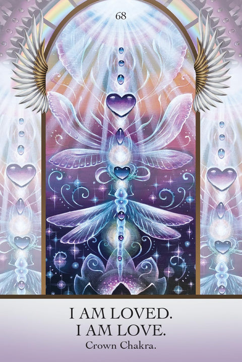 The Light Code Apothecary Oracle Cards Deck 70 Cards & Guidebook Blue Angel