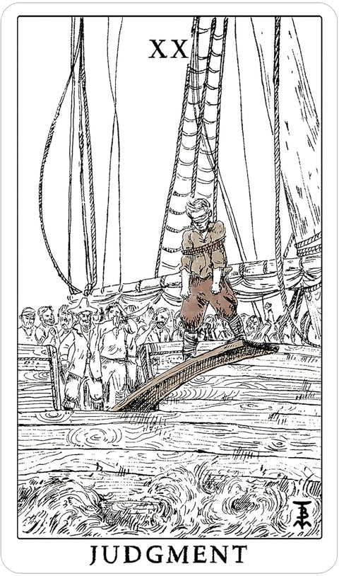 Tempest Tarot Deck by US Games Nautical Ocean 78 Cards with Guidebook