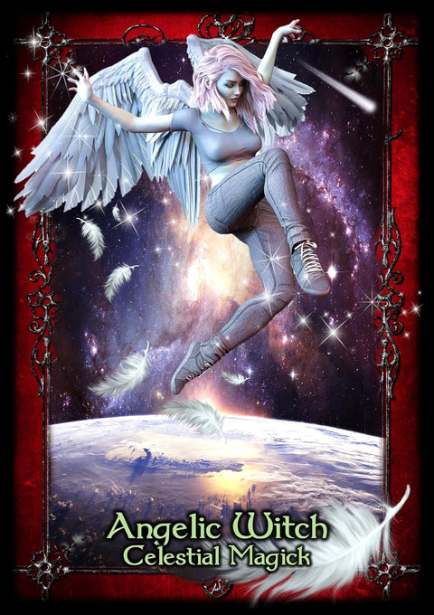 Solarus Witches of the Craft Oracle Cards 48-Card Deck with English Guidebook