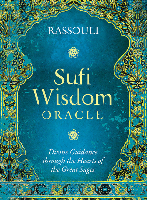Sufi Wisdom Oracle Deck by Rassouli 44 Cards & Guidebook Blue Angel