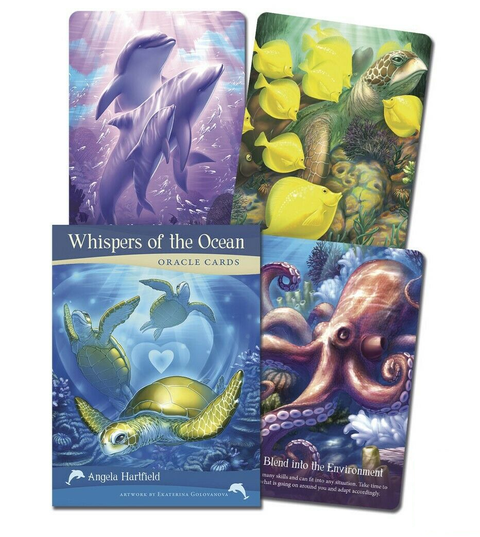 Whispers Of The Ocean Oracle Cards Deck Esoteric Blue Angel Fortune