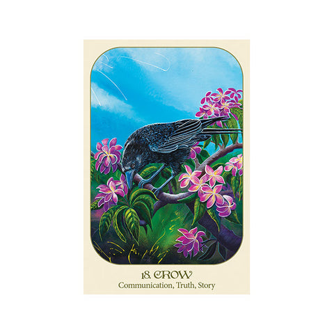 Animal Voices Oracle Cards Deck with Guidebook by Blue Angel