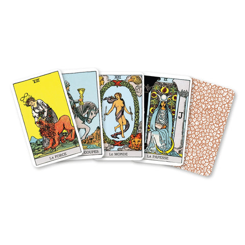 Mini Tarot A.E. Waite & Petit Lenormand French 2 Deck Box Set Cartamundi
