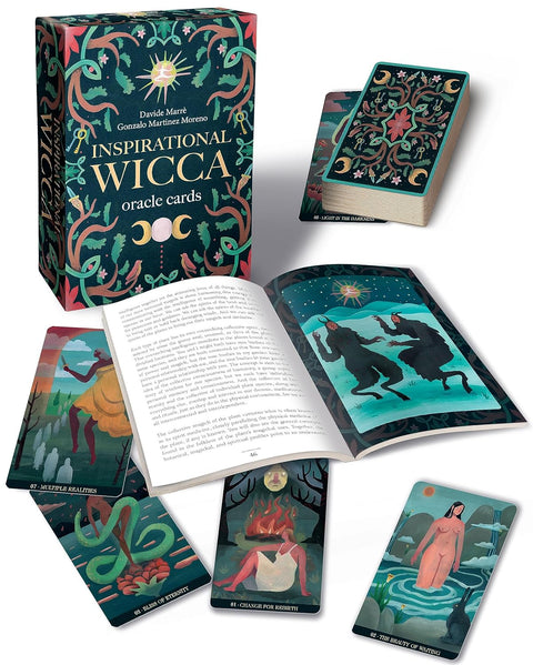 Inspirational Wicca  Spiritual Journey Oracle Cards Deck & Guidebook