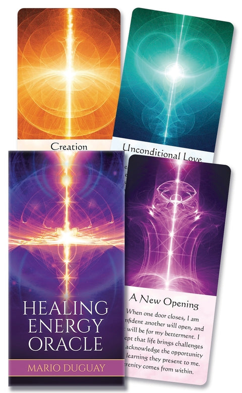 Healing Energy Oracle Cards Deck by Mario Duguay Blue Angel 54 Card Set