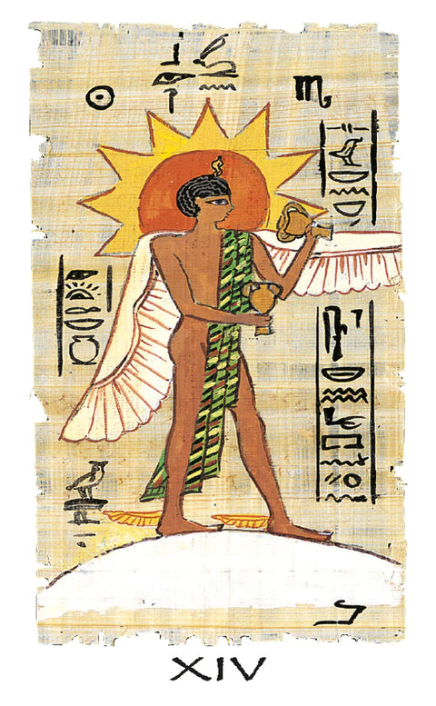 Egyptian Tarot Mini Deck Pocket Size 78 Cards Lo Scarabeo Italy New