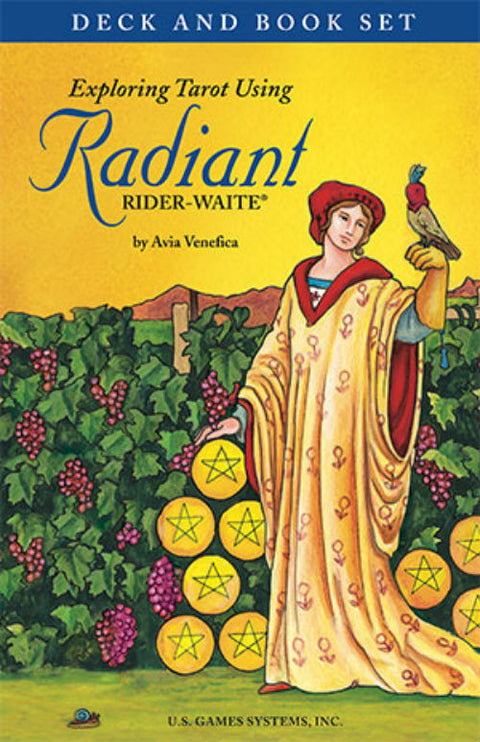 Exploring Tarot Radiant Rider-Waite Deck & Guidebook Set by US Games