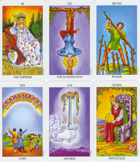 Radiant Rider-Waite Tarot Deck Cards Esoteric Telling Yellow US Games Systems