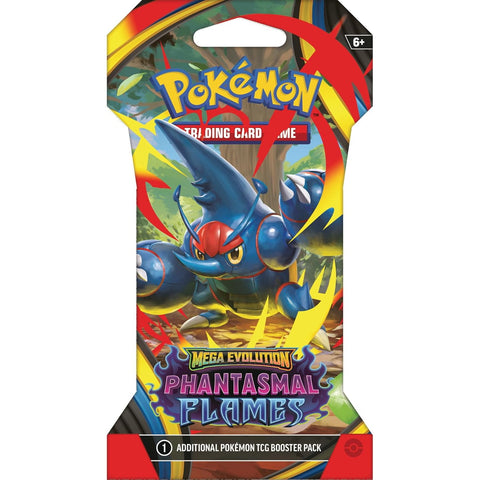 Pokemon TCG Phantasmal Flames Sleeved Booster Pack 10 Cards English Sealed