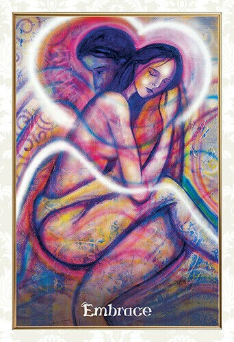 Universal Love Healing Oracle Cards Blue Angel By Toni Carmine Salerno NEW