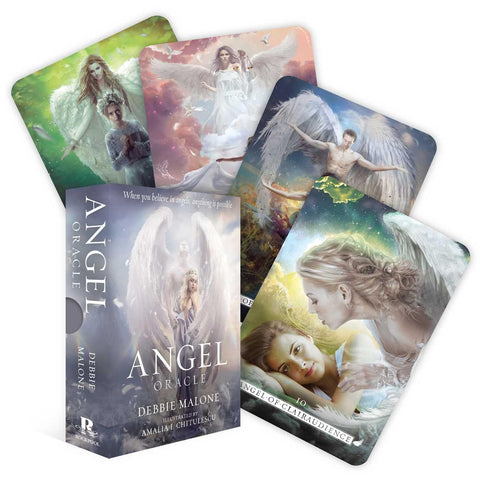 Angel Oracle Cards Deck by Debbie Malone Rockpool 36 Card Set Guidebook