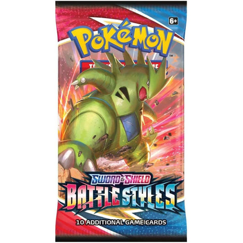 Pokemon TCG Battle Styles Booster Pack - 10 Card English Sealed