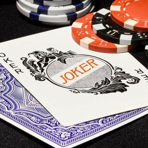 Ellusionist Blue Cohort Marked Poker Playing Cards Deck Vintage Casino