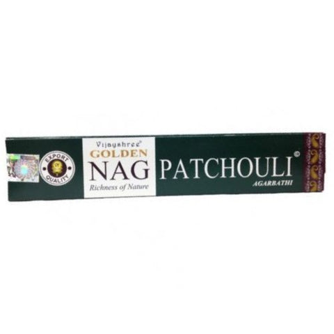 Golden Nag - Patchouli Incense Vijayshree