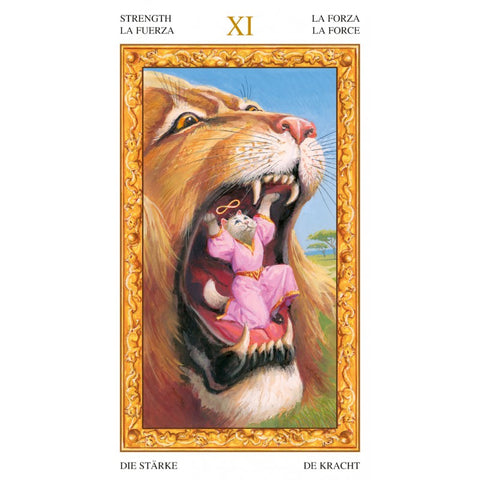 Tarot of White Cats 78 Card Deck by Lo Scarabeo with Guidebook