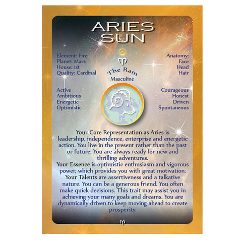 Positive Astrology Cards Krystal Savoy Esoteric Fortune Telling Agm 1067030777