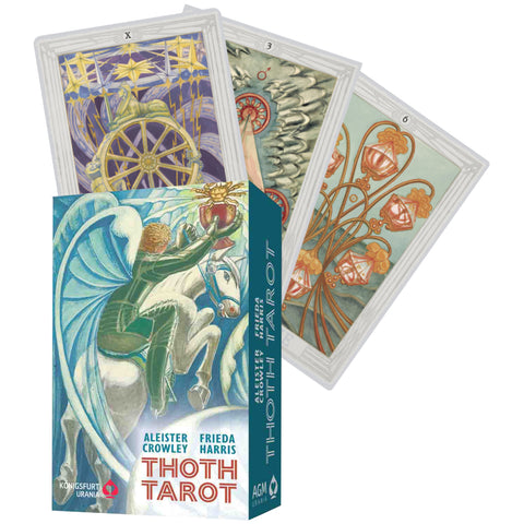 Thoth Tarot Cards De Luxe Aleister Crowley By Frieda Harris Art Agm 1067012377