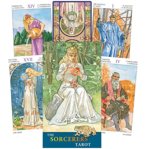 The Sorcerers Tarot Deck 78 Cards by Antonella Castelli Lo Scarabeo