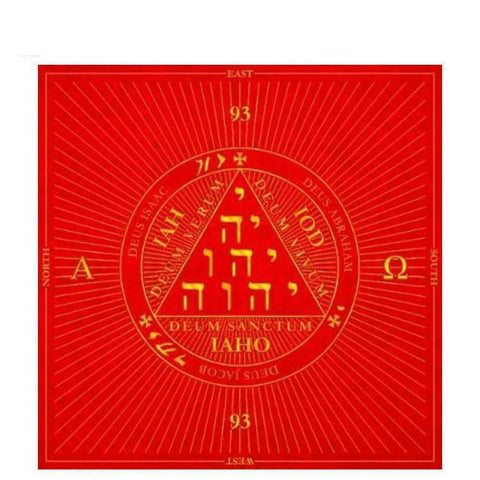 Lo Scarabeo Notoria Red Velvet Tarot Cloth Mat 60x60cm