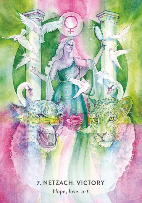 Spiritual Oracle Card Deck – Tree of Life Theme with Guidebook