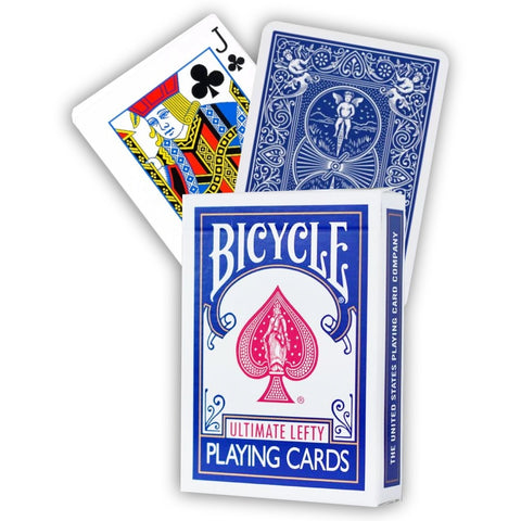 Bicycle Lefty Blue Poker Playing Cards Deck for Left-Handed Players