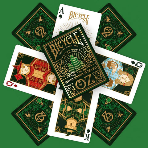Bicycle Wizard of Oz Playing Cards Deck – Collector Gold Foil Edition
