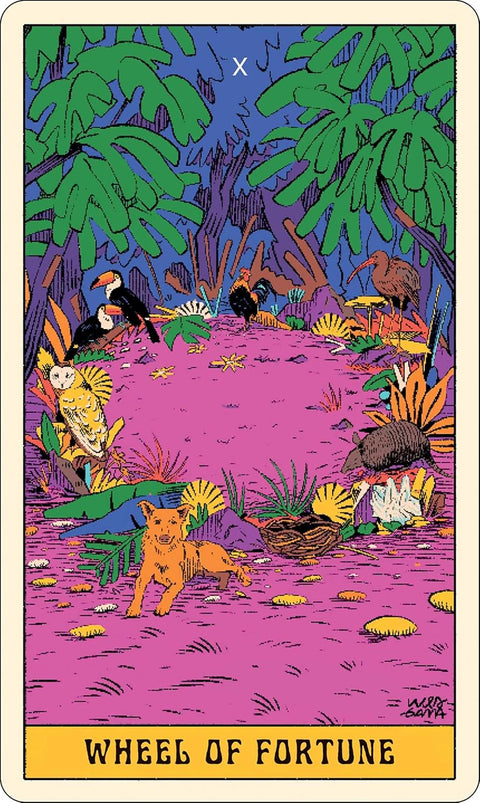 Mystical Forest Tarot Card Deck & Guidebook by Wes Gama Andrews McMeel