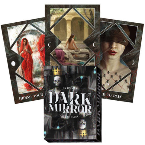 Dark Mirror Oracle Deck by Laura Sava Lo Scarabeo Shadow Work Cards