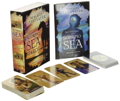 Scorpio Sea Tarot Cards Deck & Book Set Llewellyn Maggie Stiefvater Cynova NEW