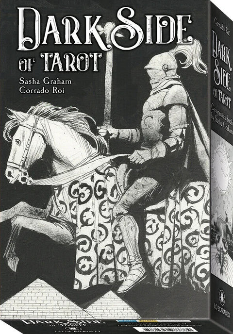 Dark Side of Tarot Deck & Guidebook by Sasha Graham, Corrado Roi, Lo Scarabeo