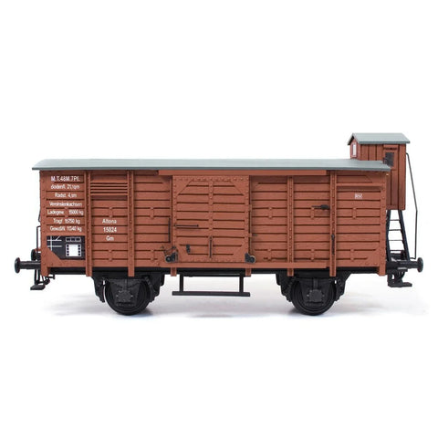 1/32 Scale Vintage European Railway Wagon Model Kit, Medium Difficulty