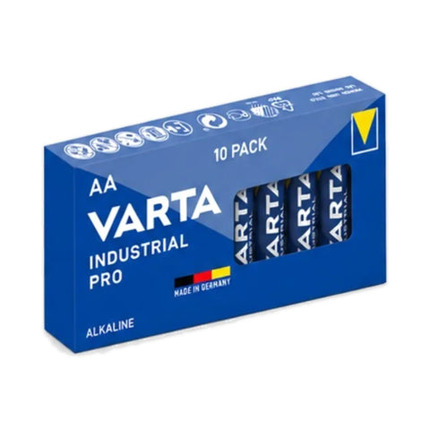 Varta Industrial Pro AA 10 pack box