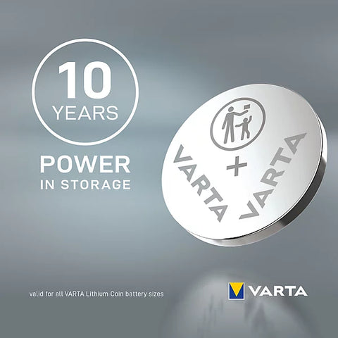 10x Varta CR2016 3V Lithium Coin Cell Batteries Mercury Free