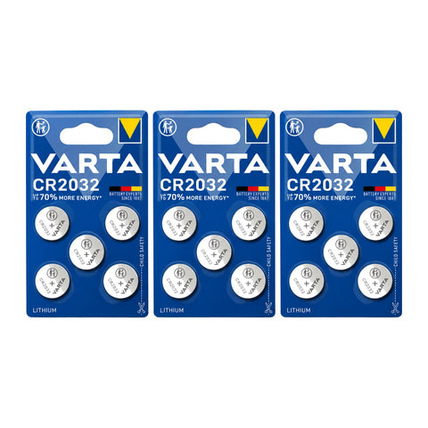15x Varta CR2032 - 3 blister cards